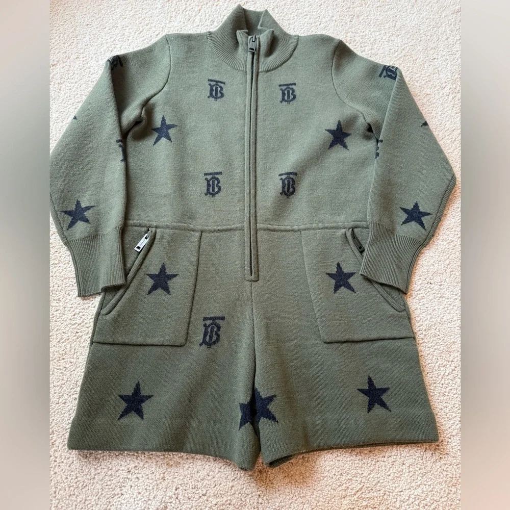 Burberry kids wool romper - Picture 2 of 10